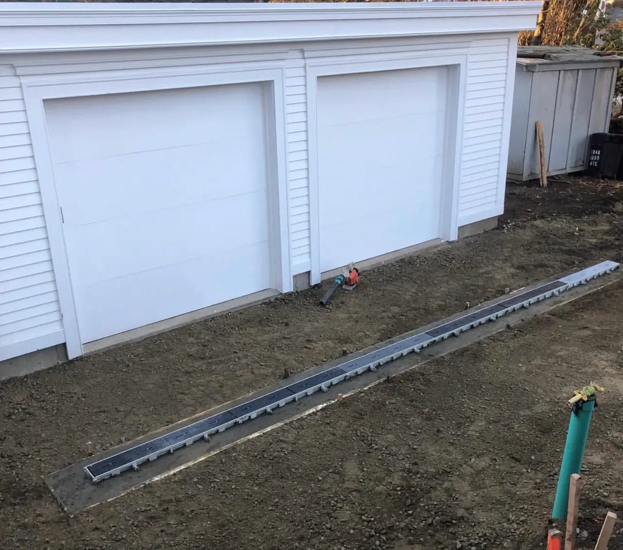 Driveway Trench Drain System Installation Process