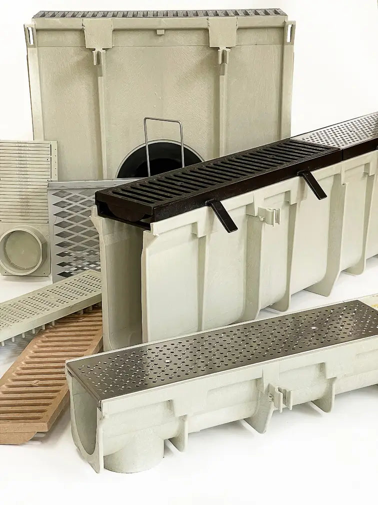 Swiftdrain trench drain systems