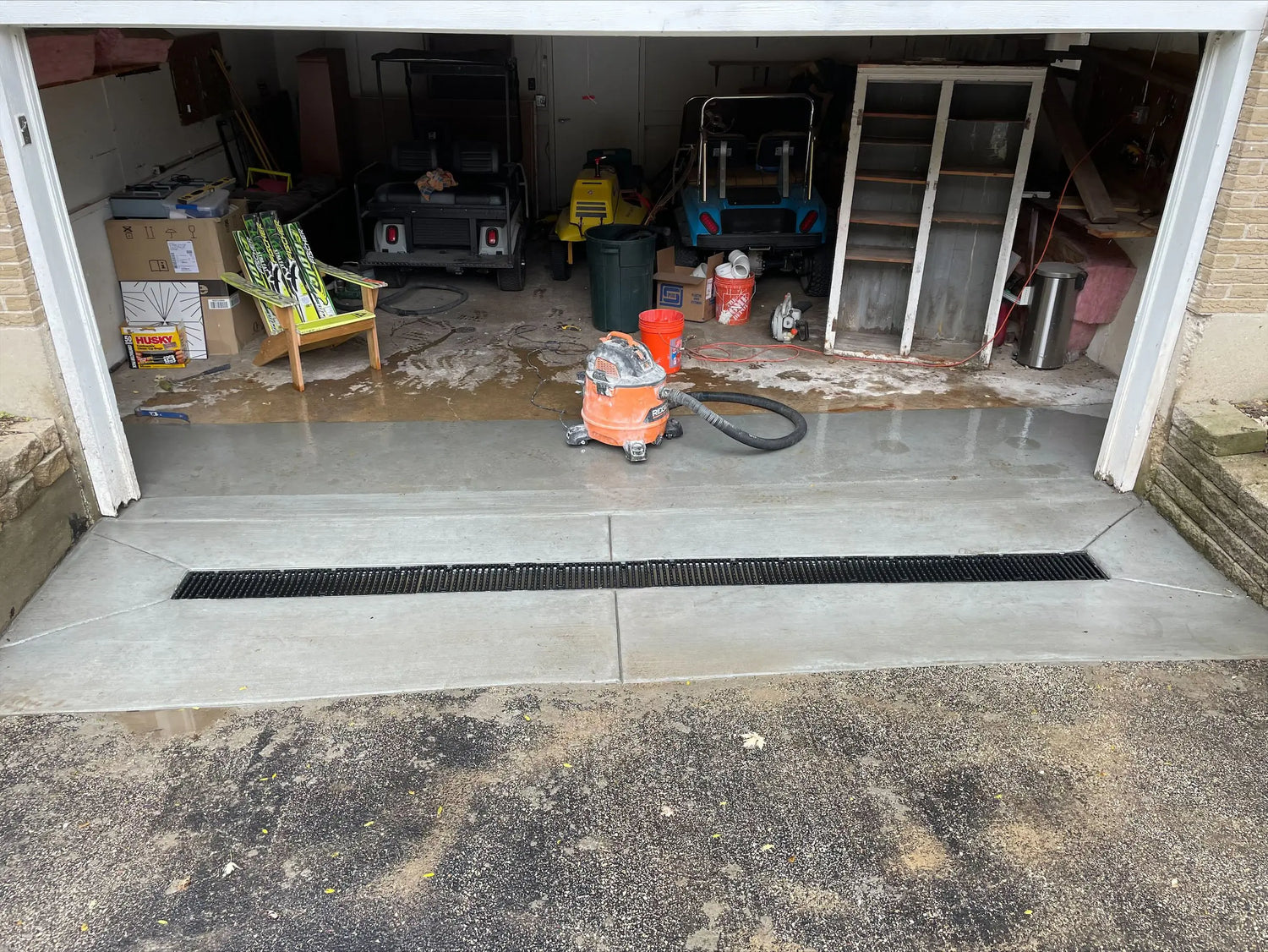Swiftdrain 200 Residential Driveway Trench Drain System Front View