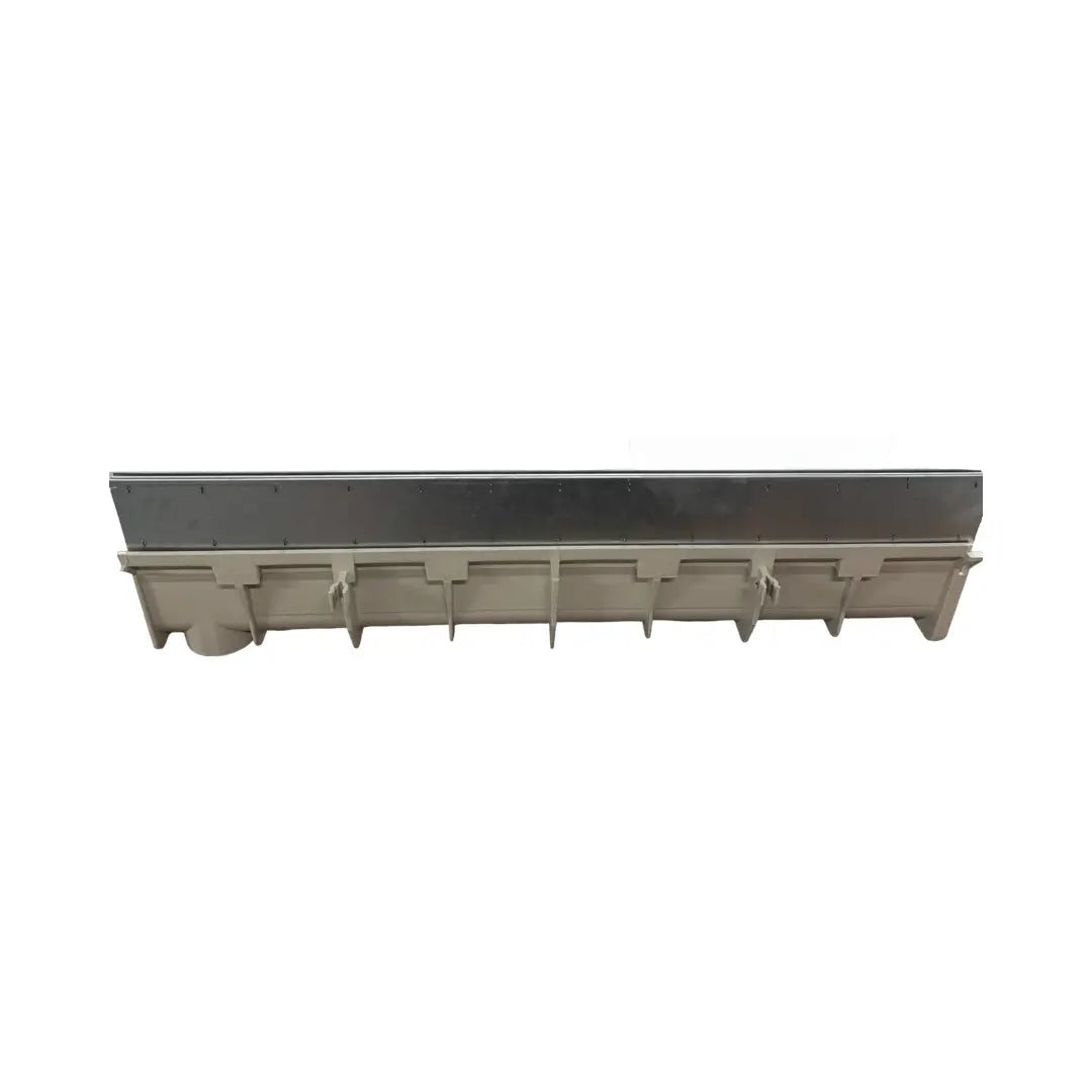 Swiftdrain Top Slot With Galvanized Steel Grate - Back View