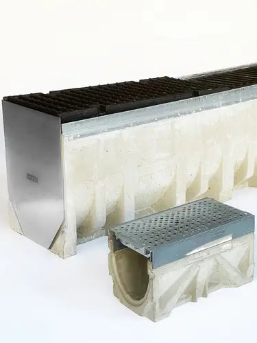 Trench drain end cap swiftdrain
