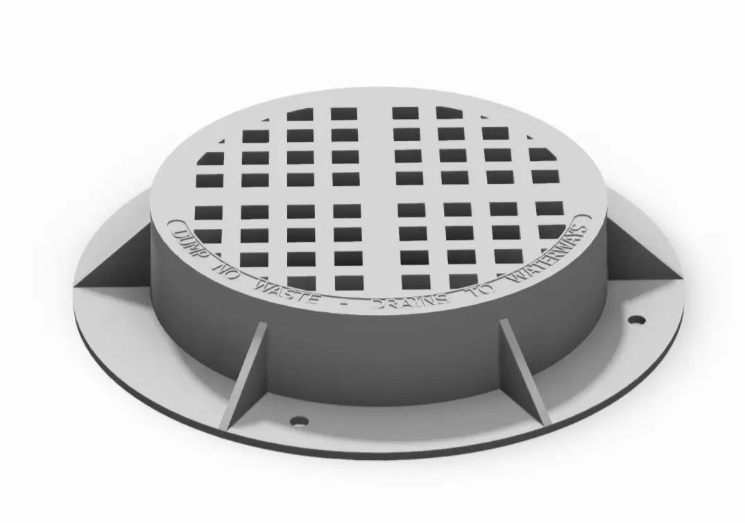 manhole frame and cover thin slots