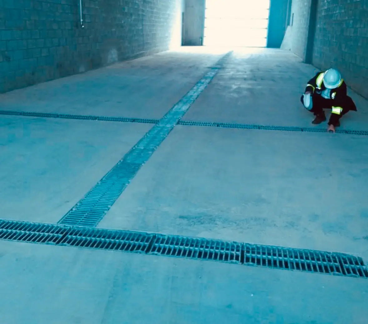 Car repair shop drainage