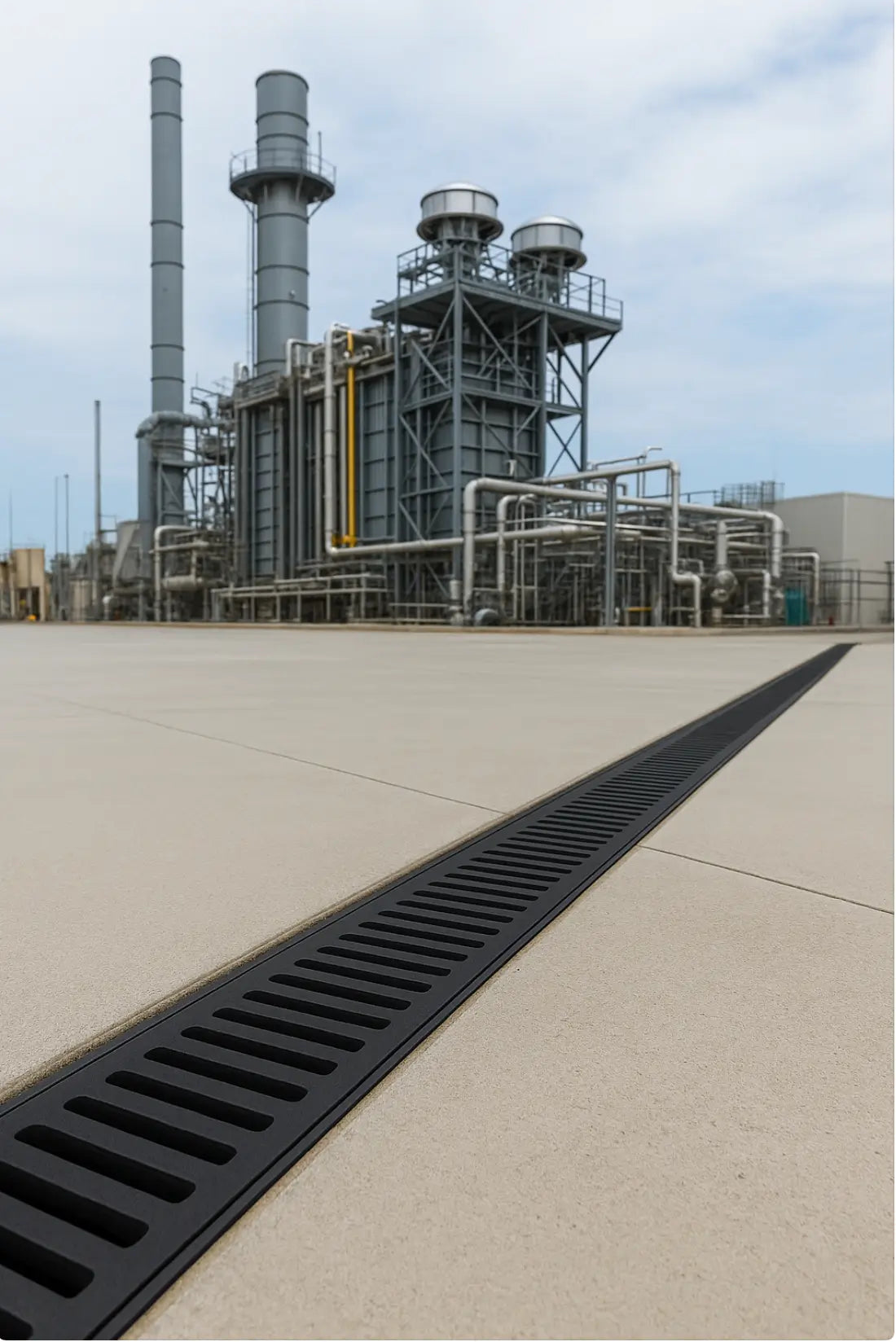 Critical infrastructure power plant heavy duty ductile drainage