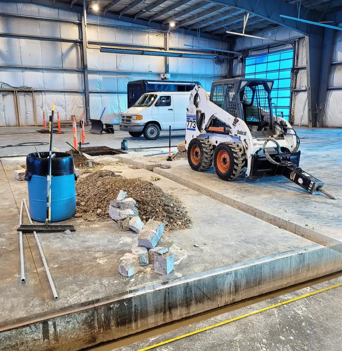 Food and beverage pre sloped model 600 installation