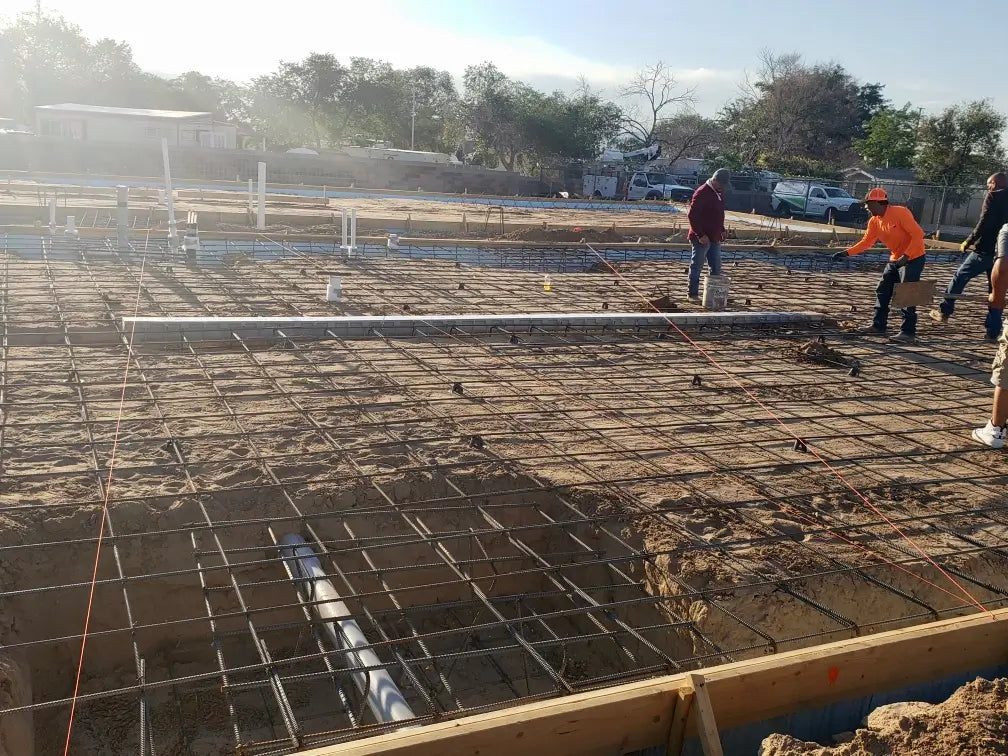 Greenhouse drainage and trench