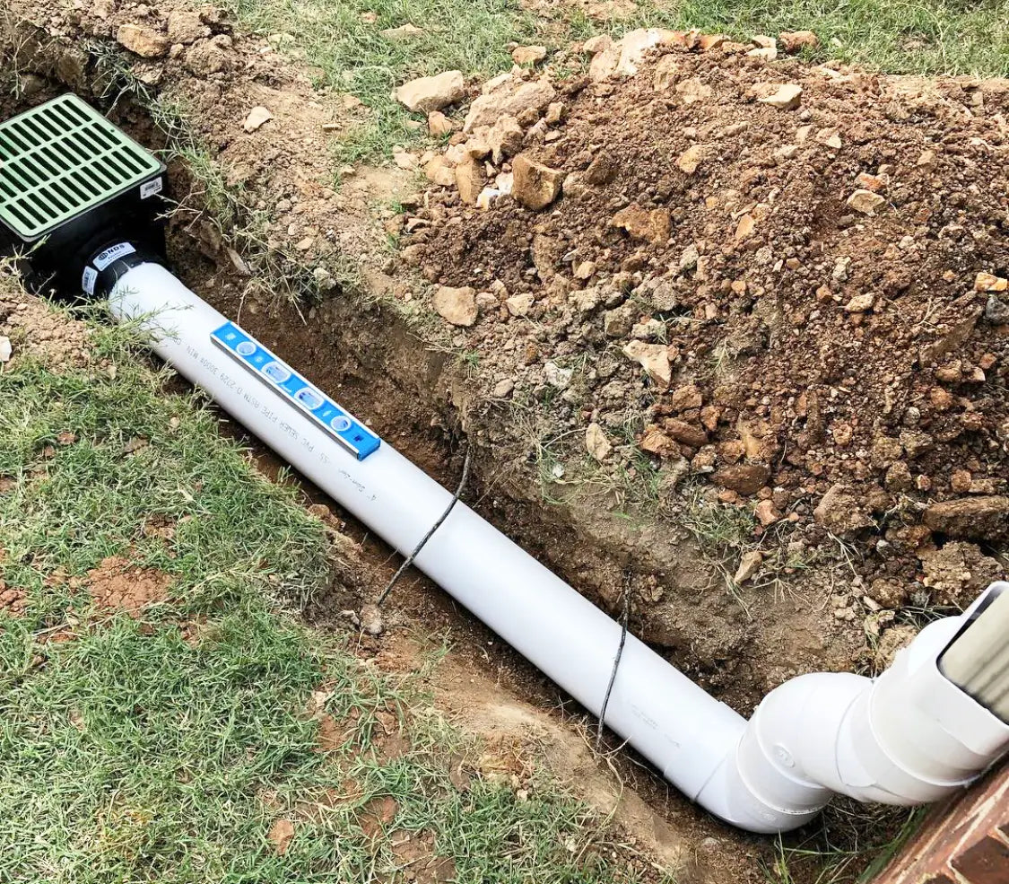 Landscaping catch basin and drainage