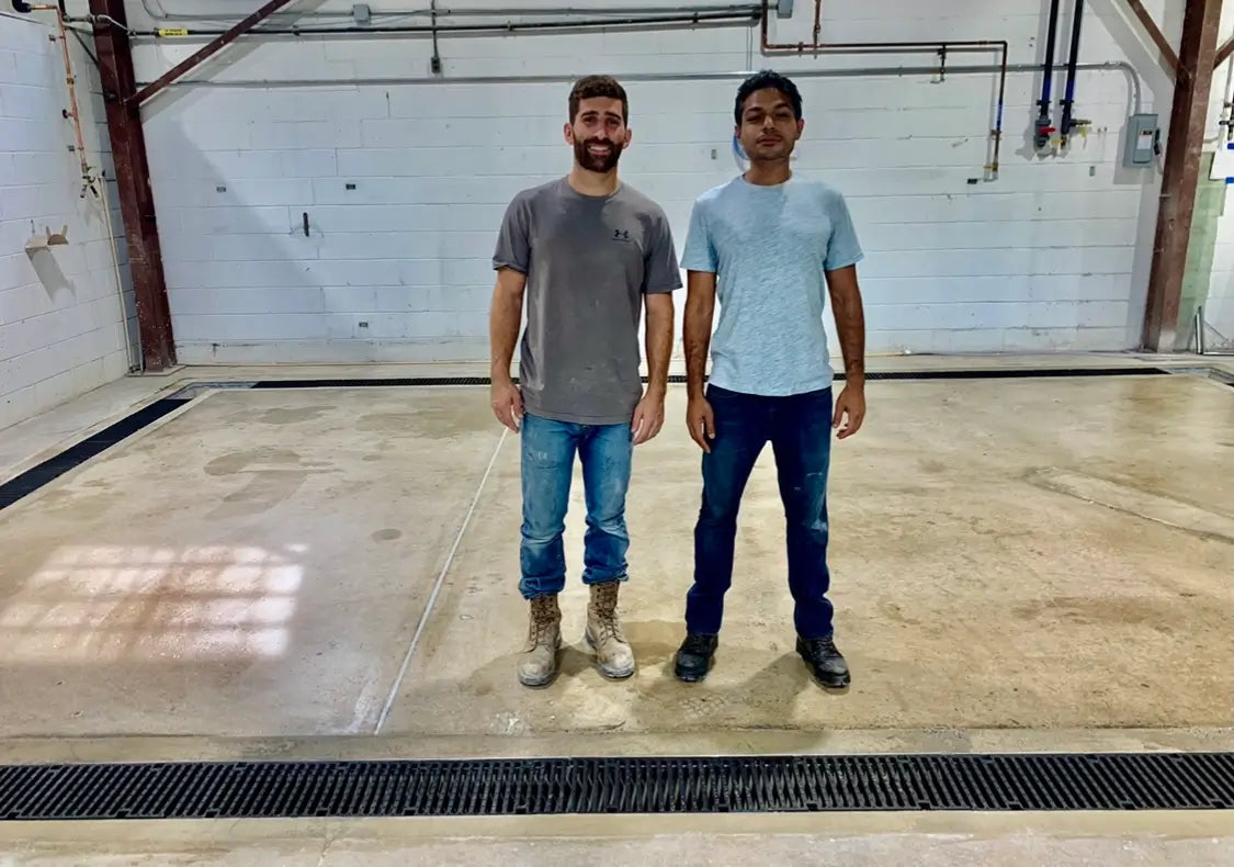 Manufacturing facility drainage