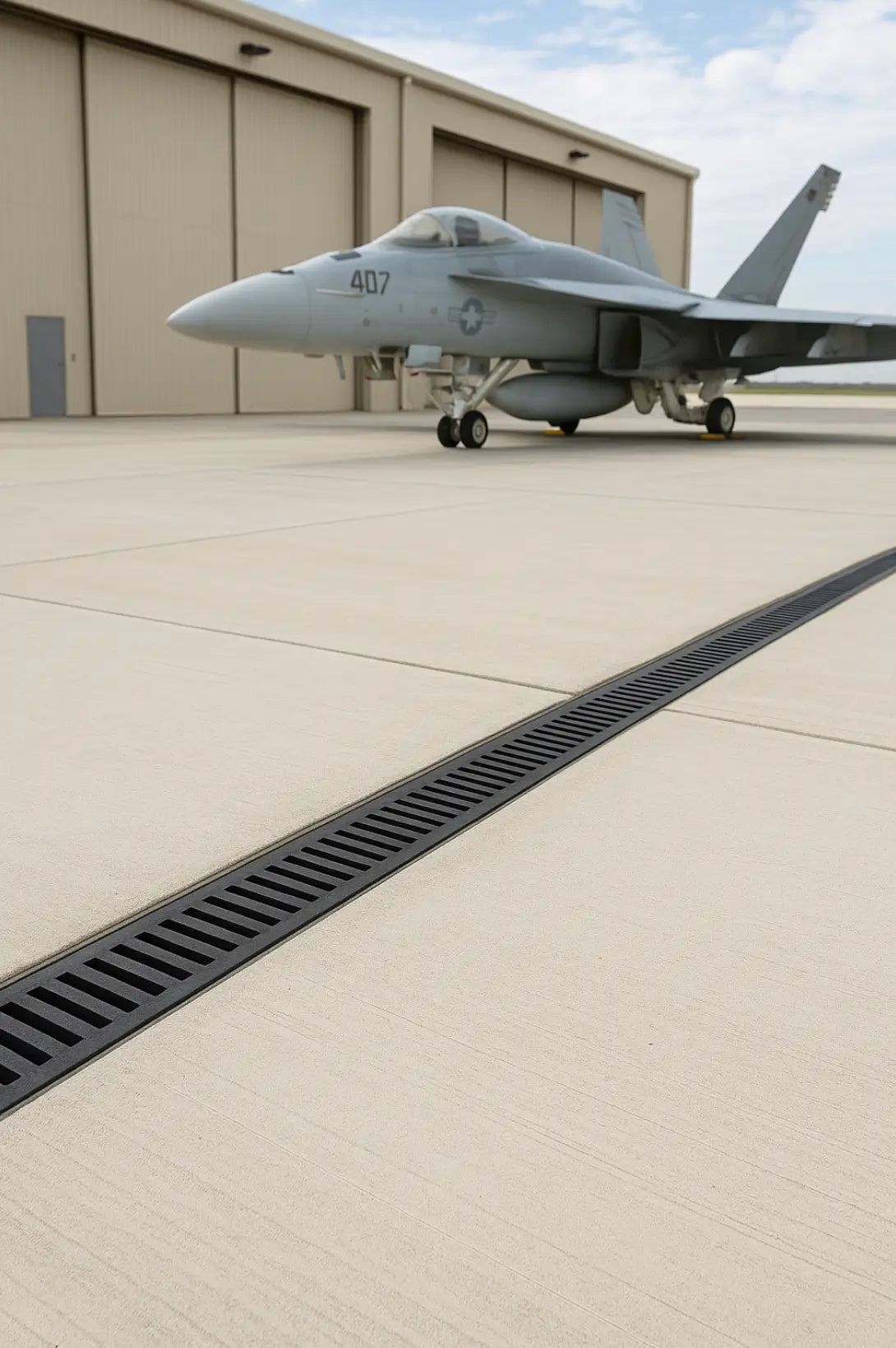 Military linear drainage