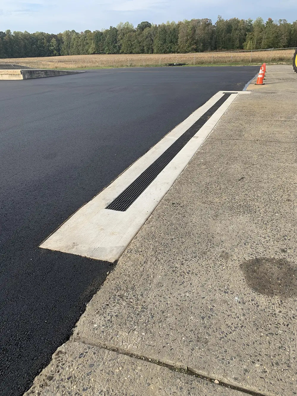 Parking lot drainage