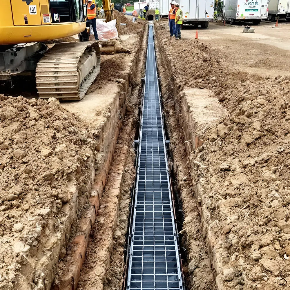 Parking lot drainage