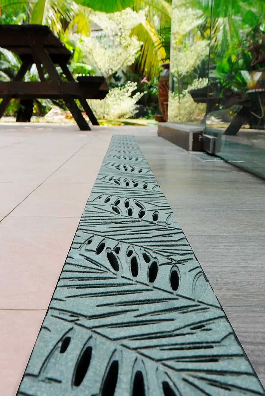 Patio decorative Trench drain system