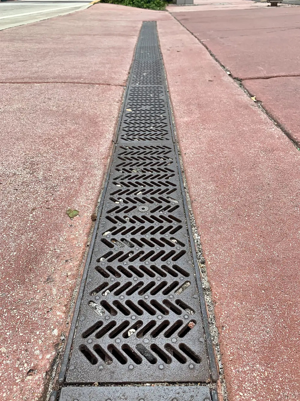 Stadium trench drains