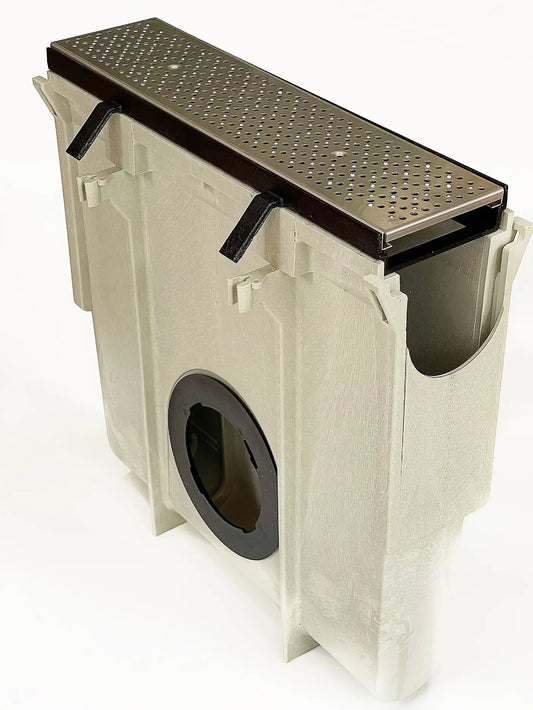 SwiftDrain 600HD 6 inch trench drain system catch basin
