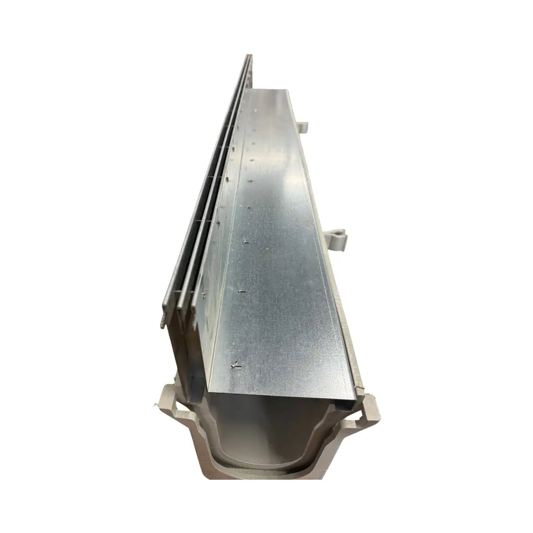 Swiftdrain Top Slot With Galvanized Steel Grate - Top Side Agle