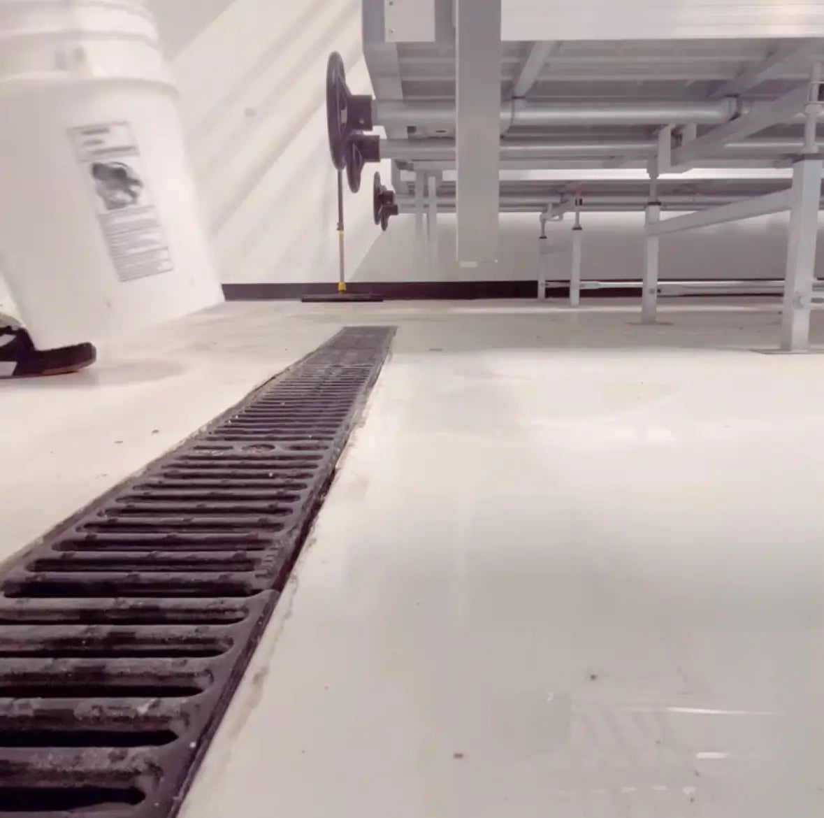 Winery pre slope model 600 Trench Drain system HDPE